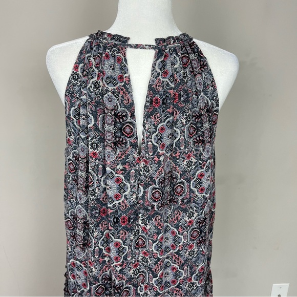 DREW BOHO TIERED SLEEVELESS MAXI DRESS SIZE LARGE - Picture 11 of 15